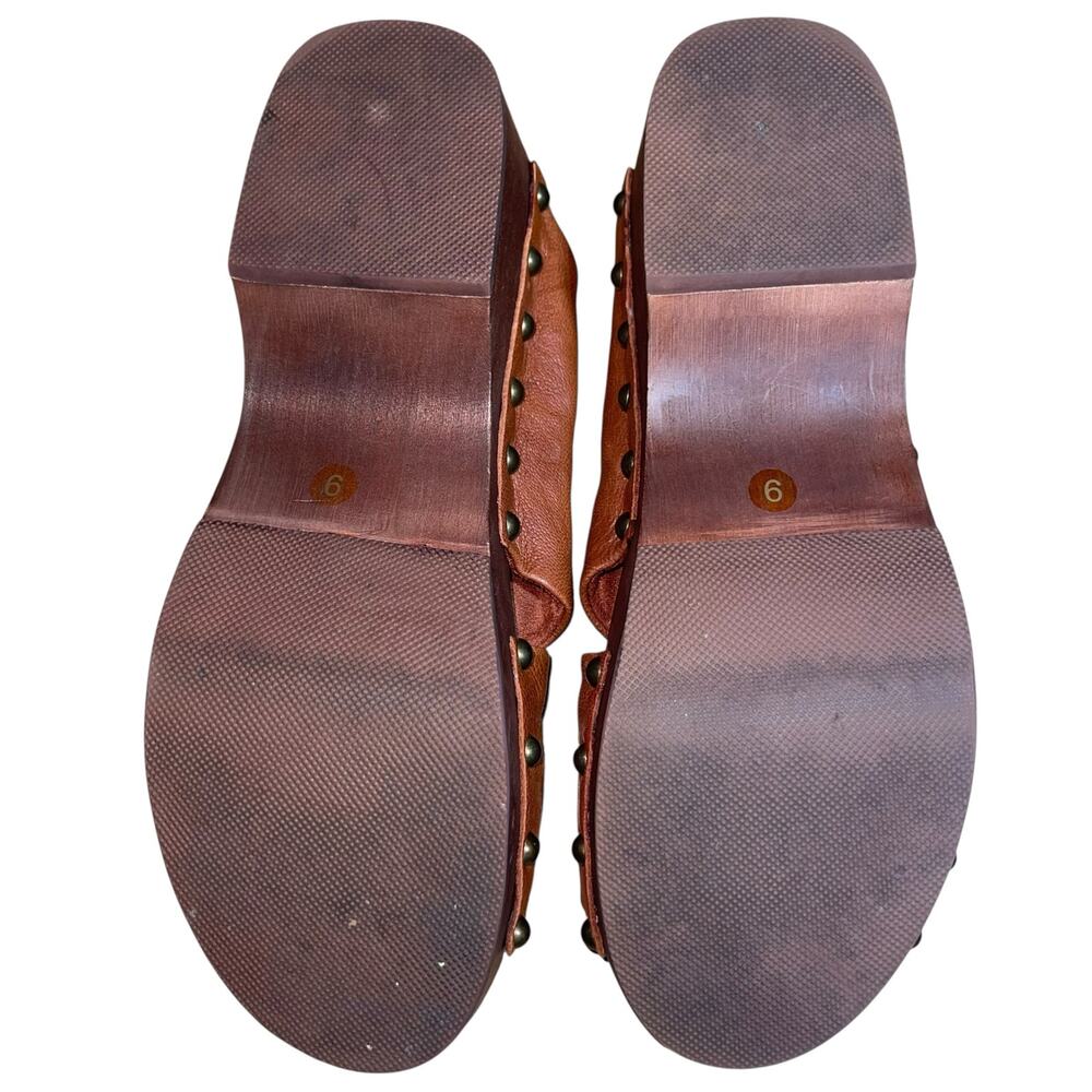 Kelsi Dagger Wood Slide Sandals Brooklyn Sprinter Clog - Picture 13 of 13